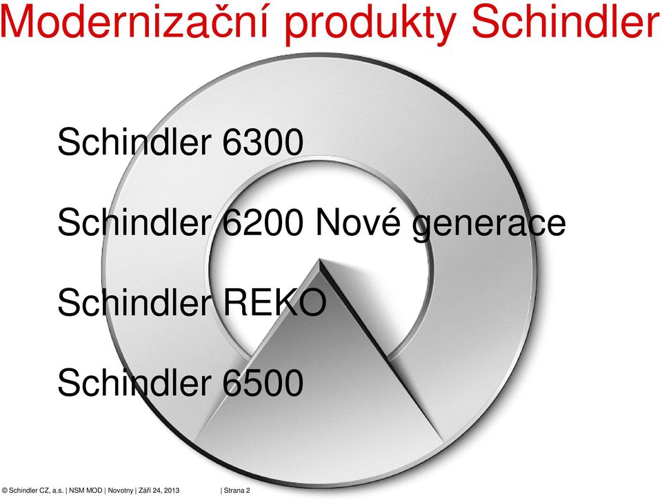 generace Schindler REKO Schindler 6500