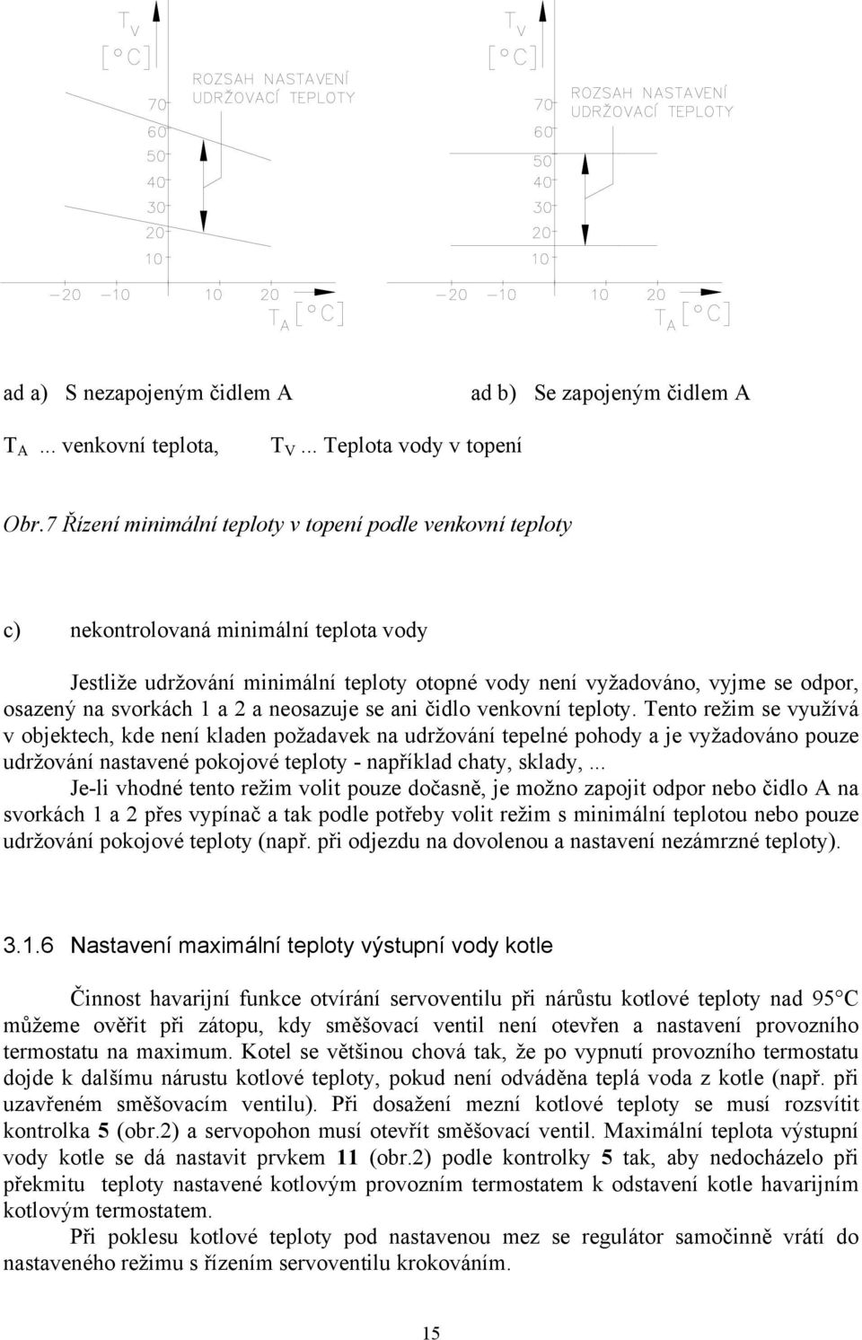 svorkách 1 a 2 a neosazuje se ani čidlo venkovní teploty.