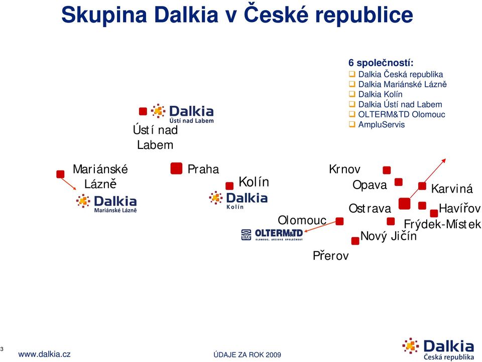 Olomouc AmpluServis Mariánské Lázně Praha Kolín Krnov Opava Karviná Olomouc