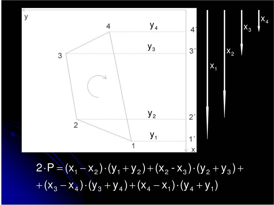 y 1 4 + y ) + (x ) + (x 4 x 1 - x