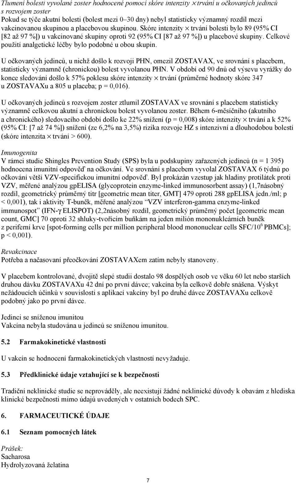 Celkové použití analgetické léčby bylo podobné u obou skupin.