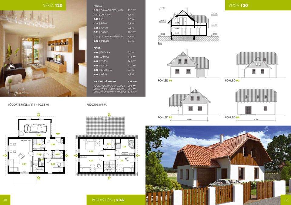 01 POKOJ 14,0 M 2 1.01 POKOJ 11,3 M 2 1.01 KOUPELNA 9,7 M 2 1.