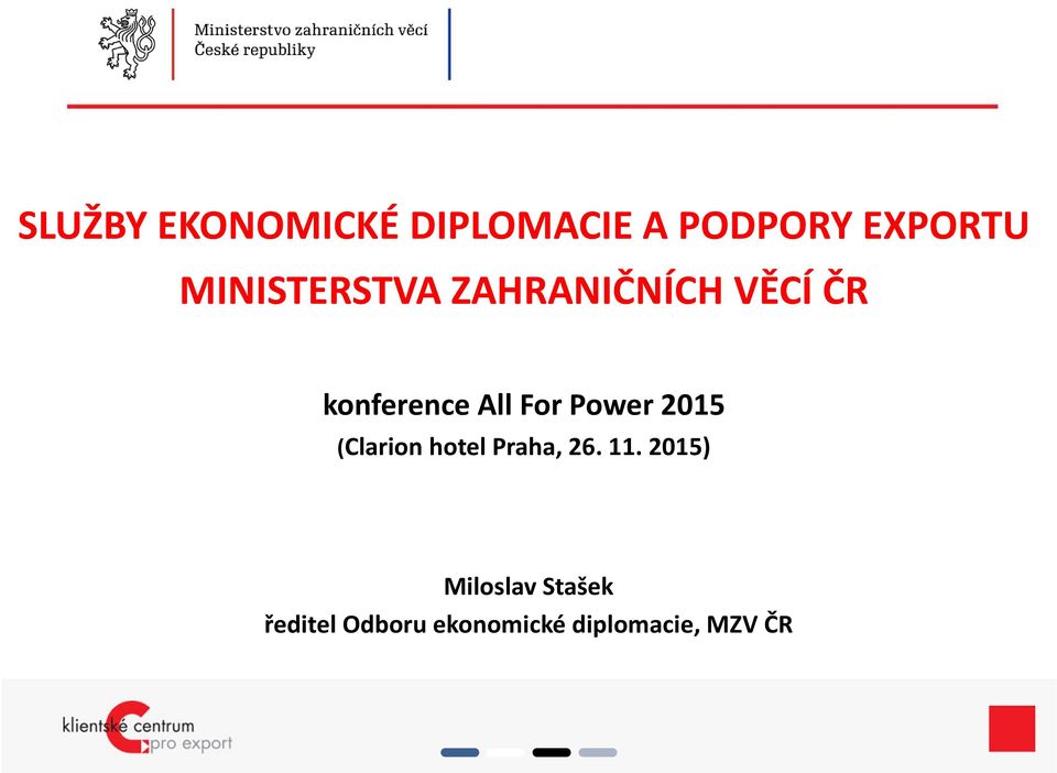 Power 2015 (Clarion hotel Praha, 26. 11.