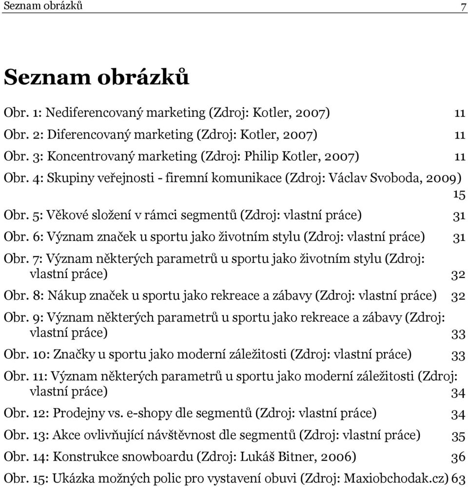 5: Věkové složení v rámci segmentů (Zdroj: vlastní práce) 31 Obr. 6: Význam značek u sportu jako životním stylu (Zdroj: vlastní práce) 31 Obr.