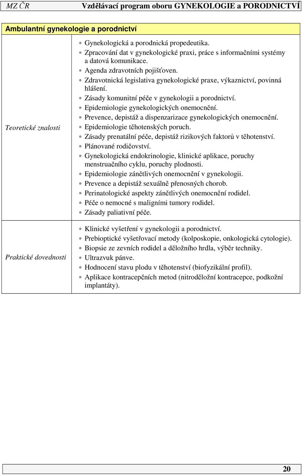 Zásady komunitní péče v gynekologii a porodnictví. Epidemiologie gynekologických onemocnění. Prevence, depistáž a dispenzarizace gynekologických onemocnění. Epidemiologie těhotenských poruch.