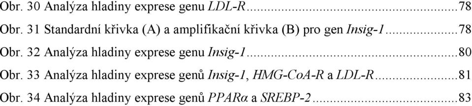 32 Analýza hladiny exprese genu Insig-1...80 Obr.