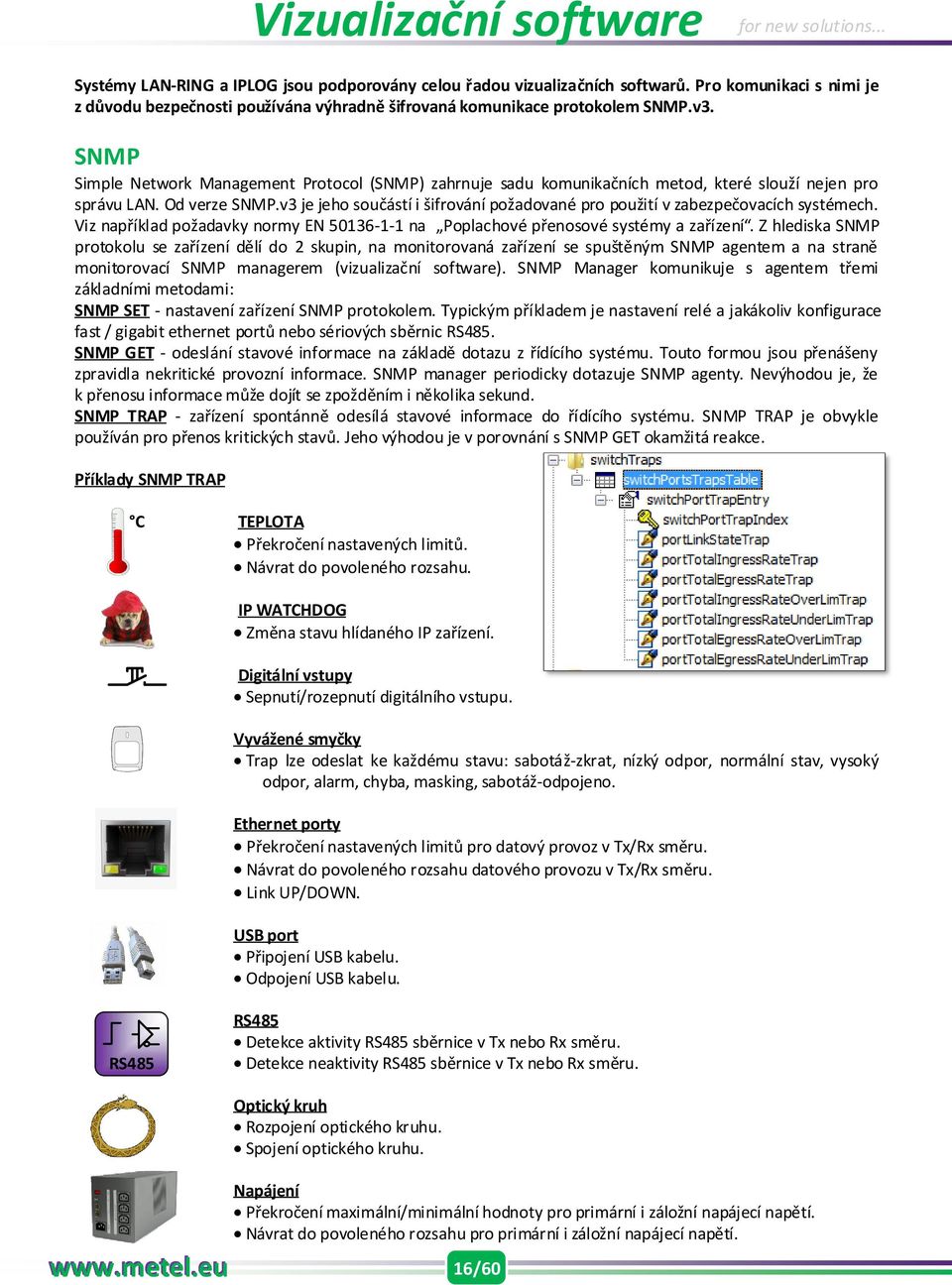 SNMP Simple Network Management Protocol (SNMP) zahrnuje sadu komunikačních metod, které slouží nejen pro správu LAN. Od verze SNMP.