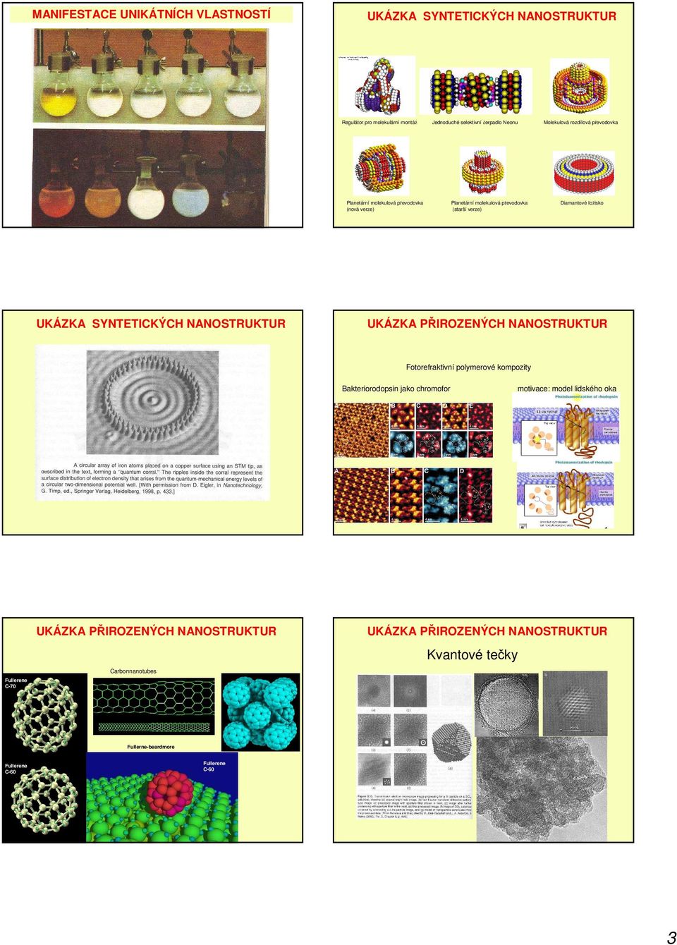 Diamantové ložisko UKÁZKA PŘIROZENÝCH NANOSTRUKTUR Fotorefraktivní polymerové kompozity Bakteriorodopsin jako chromofor UKÁZKA PŘIROZENÝCH NANOSTRUKTUR