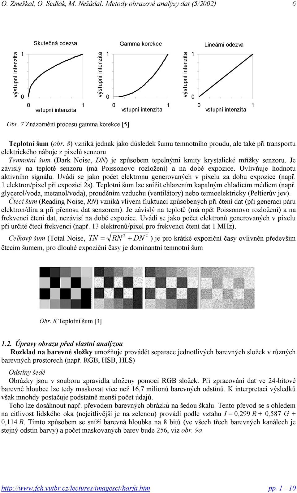 Temnotní šum (Dark Noise, DN) je způsobem tepelnými kmity krystalické mřížky senzoru. Je závislý na teplotě senzoru (má Poissonovo rozložení) a na době expozice. Ovlivňuje hodnotu aktivního signálu.