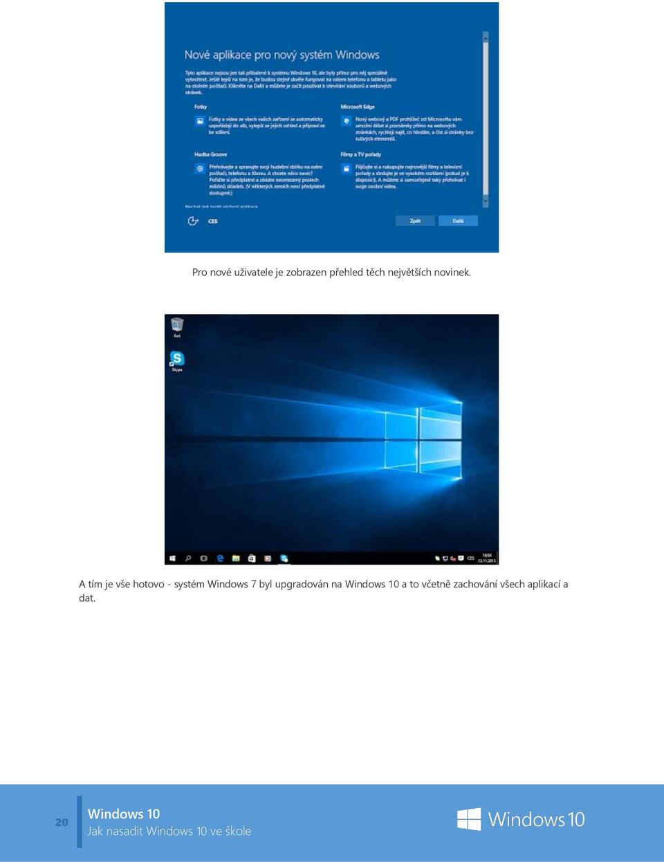 A tím je vše hotovo - systém Windows 7 byl