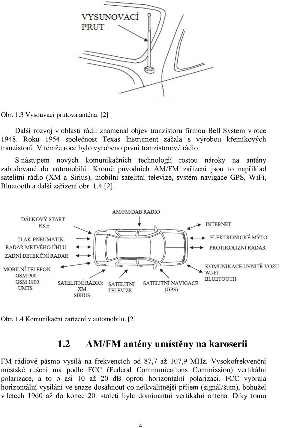 S nástupem nových komunikačních technologií rostou nároky na antény zabudované do automobilů.