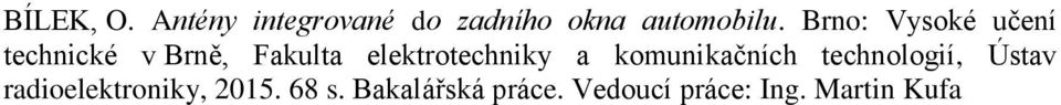 elektrotechniky a komunikačních technologií, Ústav