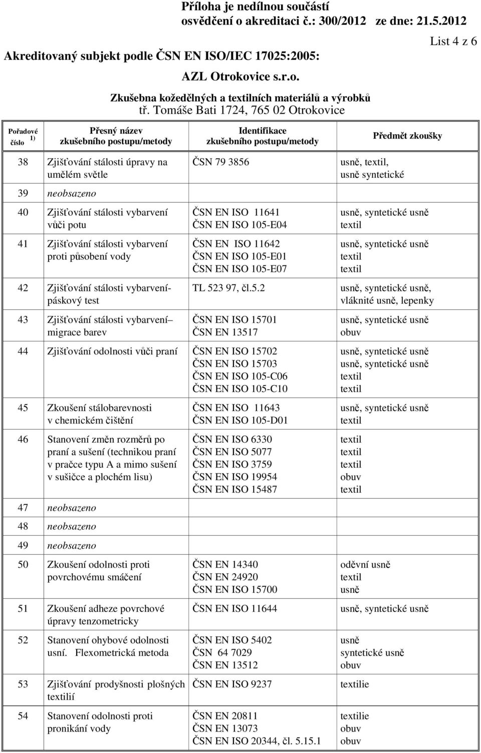 EN ISO 105-