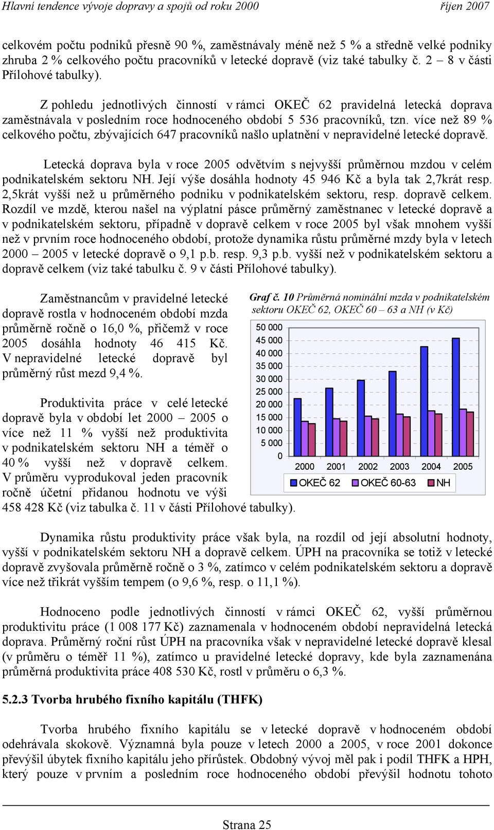 více než 89 % celkového počtu, zbývajících 647 pracovníků našlo uplatnění v nepravidelné letecké dopravě.