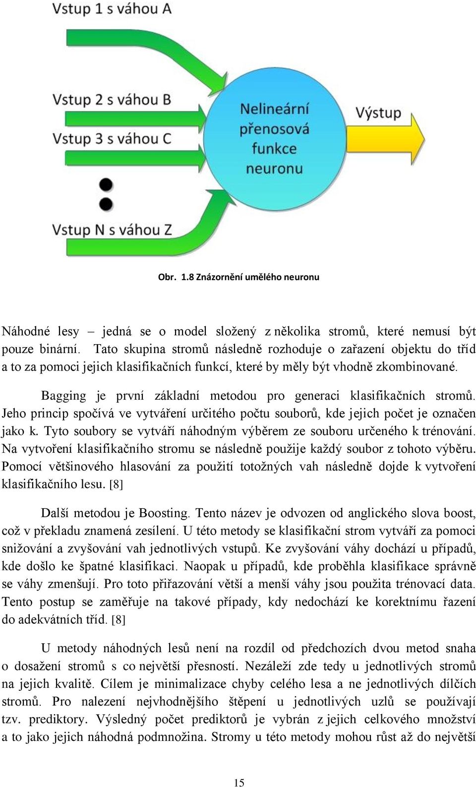 Bagging je první základní metodou pro generaci klasifikačních stromů. Jeho princip spočívá ve vytváření určitého počtu souborů, kde jejich počet je označen jako k.