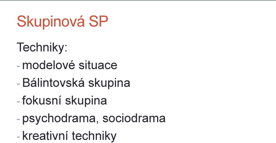 skupina - fokusní skupina -