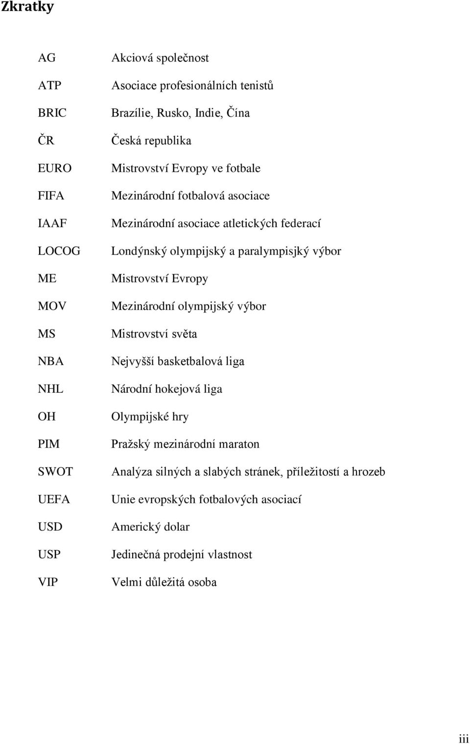 paralympisjký výbor Mistrovství Evropy Mezinárodní olympijský výbor Mistrovství světa Nejvyšší basketbalová liga Národní hokejová liga Olympijské hry Praţský