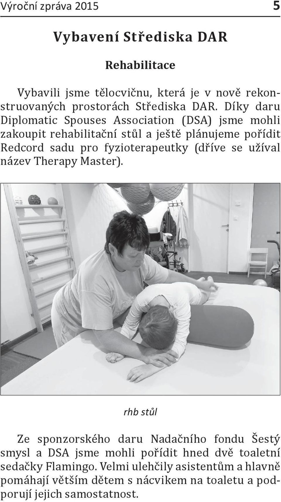 fyzioterapeutky (dříve se užíval název Therapy Master).