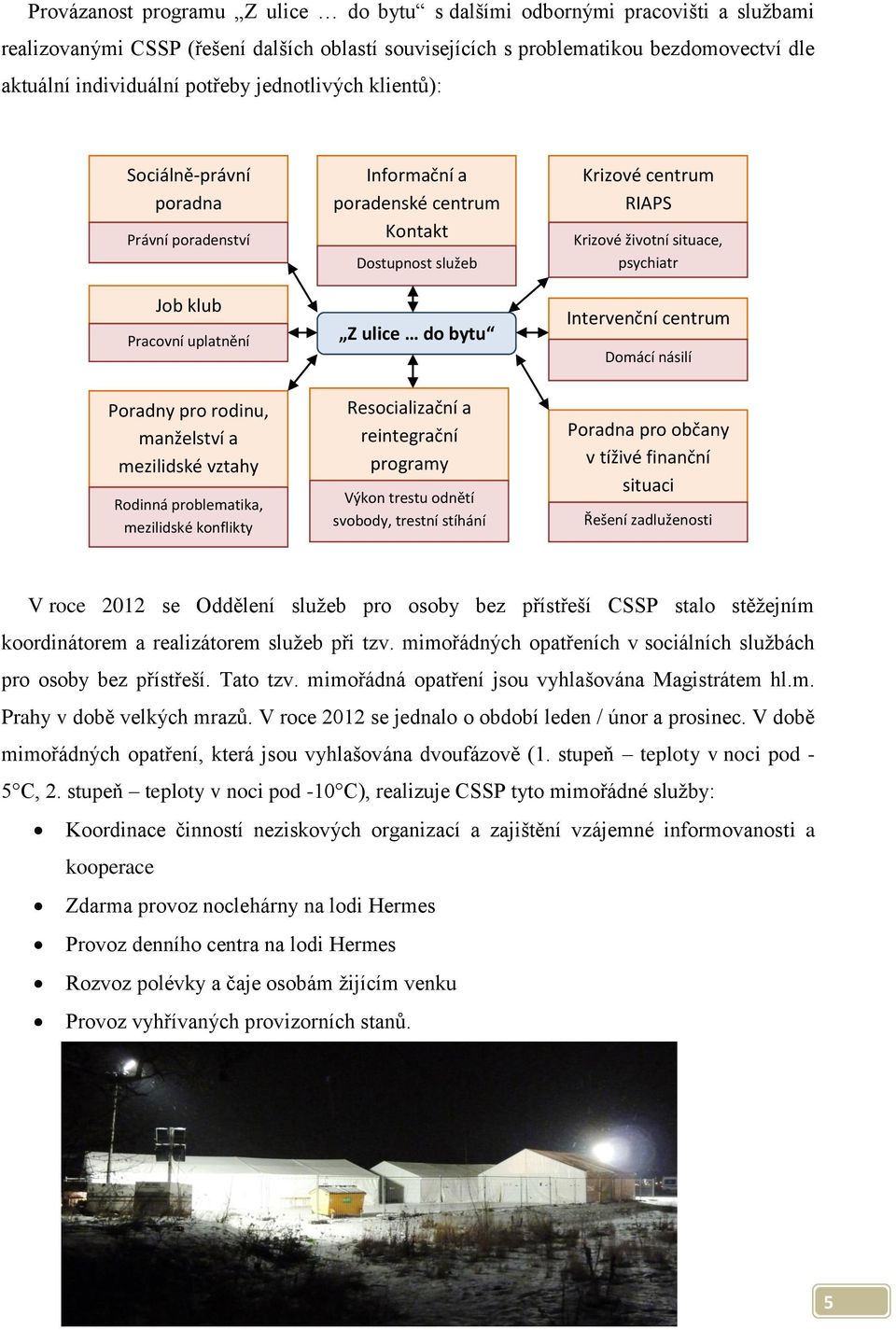 a poradenské centrum Kontakt Dostupnost služeb Z ulice do bytu Resocializační a reintegrační programy Výkon trestu odnětí svobody, trestní stíhání Krizové centrum RIAPS Krizové životní situace,