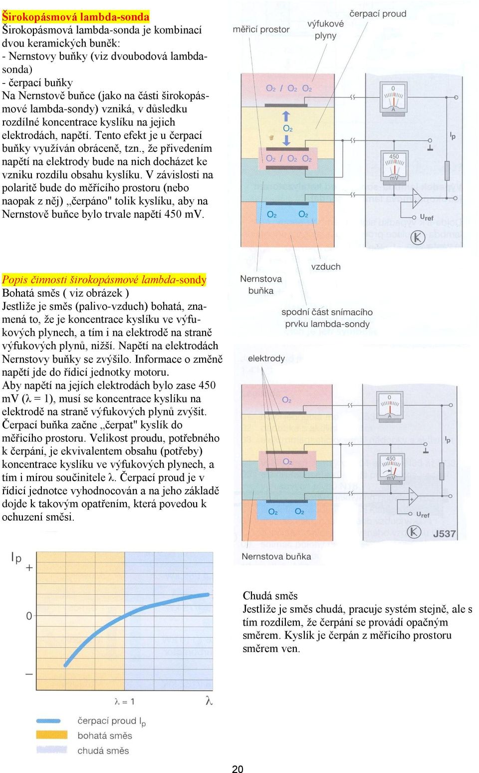 , ţe přivedením napětí na elektrody bude na nich docházet ke vzniku rozdílu obsahu kyslíku.