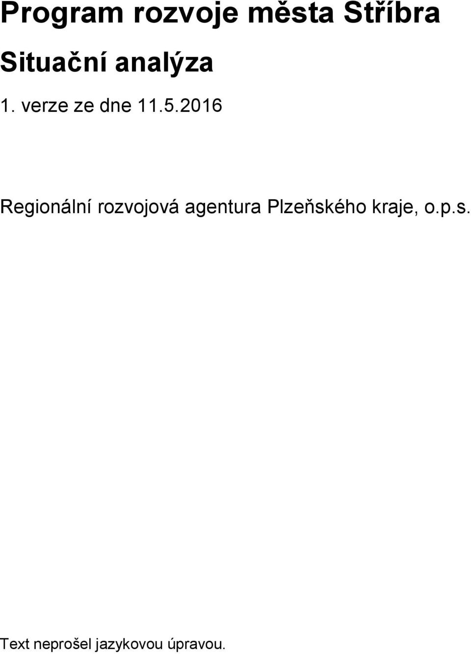 216 Regionální rozvojová agentura