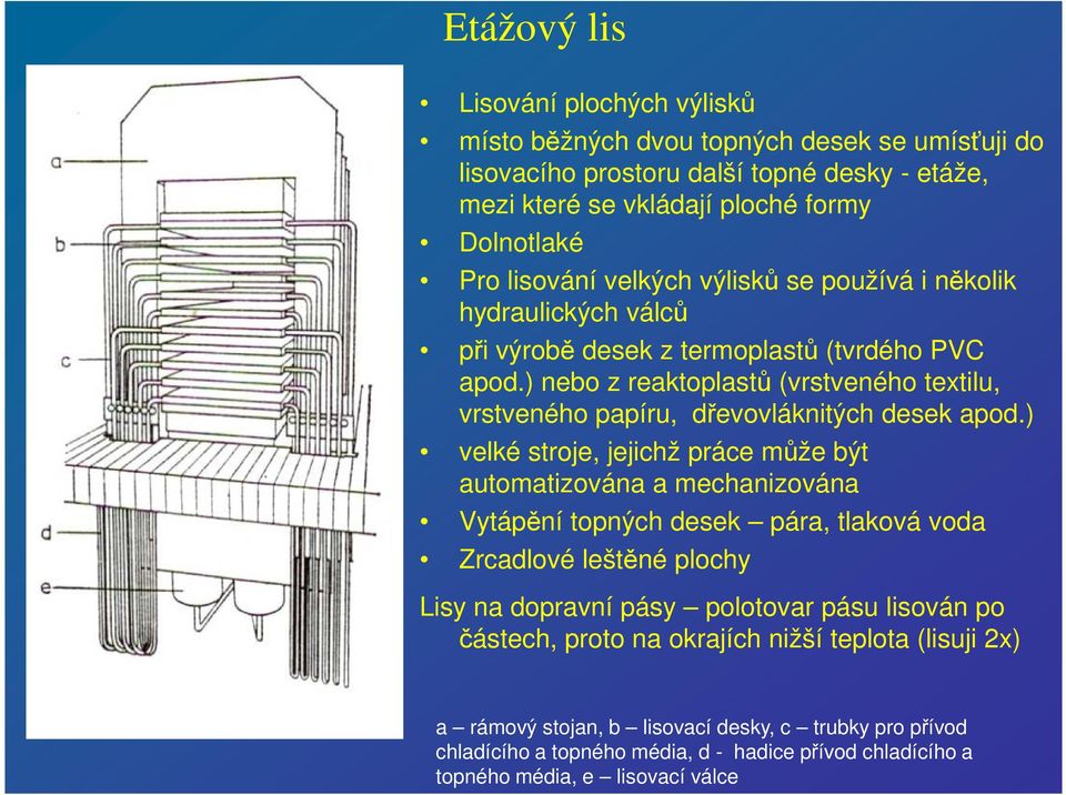 ) nebo z reaktoplastů (vrstveného textilu, vrstveného papíru, dřevovláknitých desek apod.