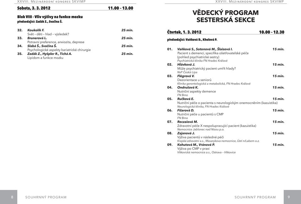 30 předsedající: Vaňková D., Kholová P. 01. Vaňková S., Sotonová M., Šlaisová I. 15 min.