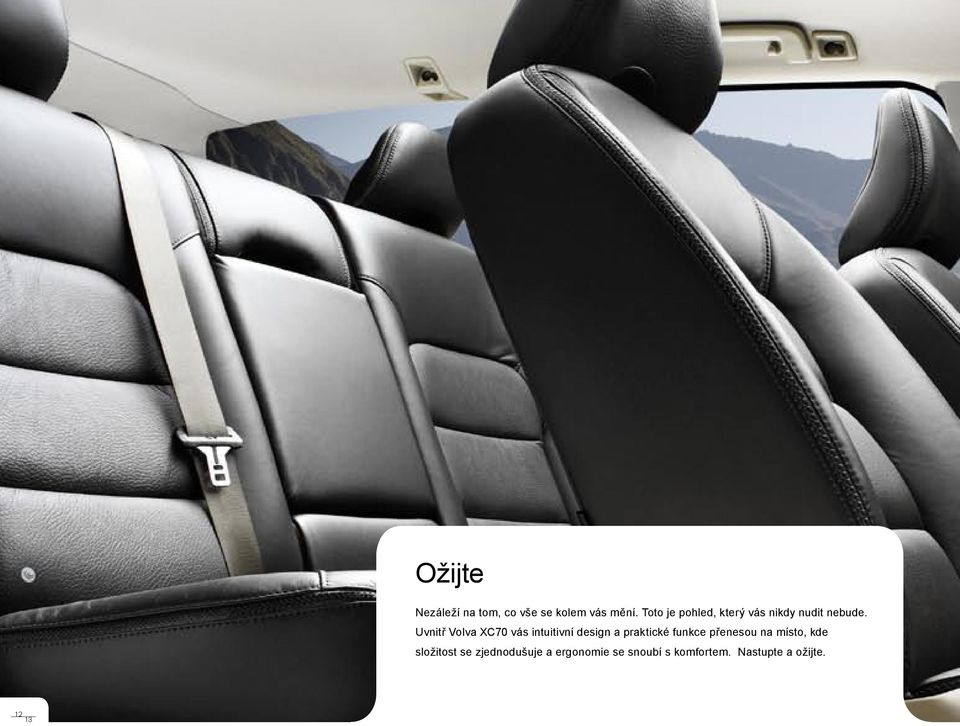 Uvnitř Volva XC70 vás intuitivní design a praktické funkce