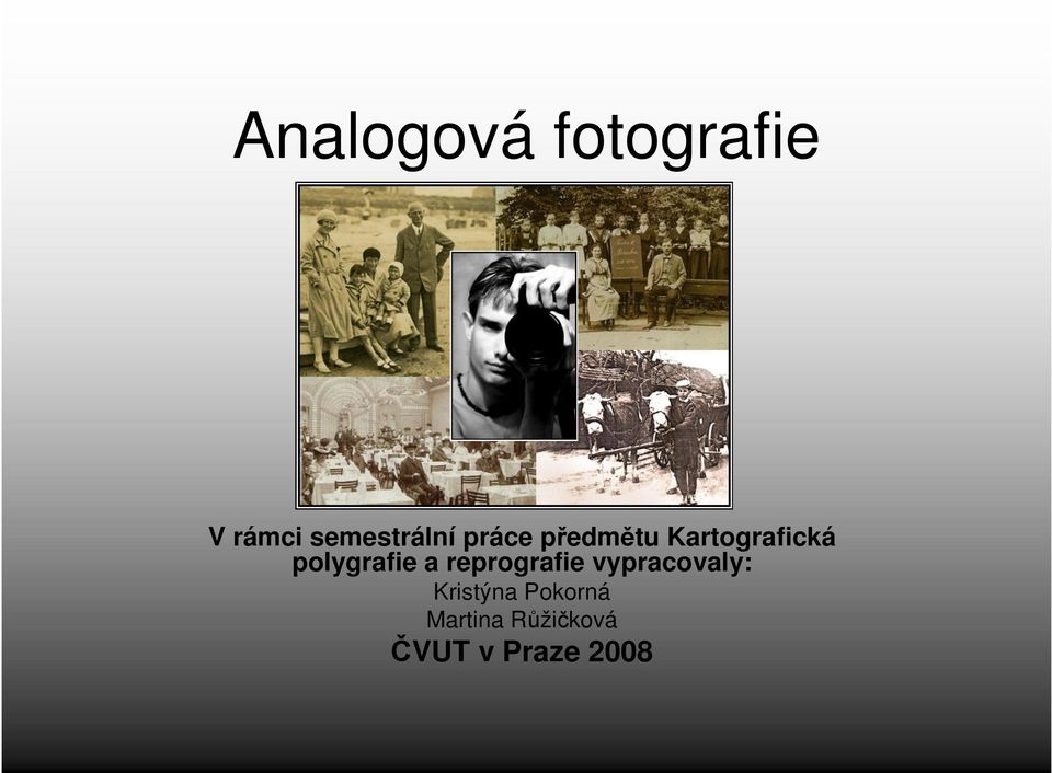 Kartografická polygrafie a reprografie