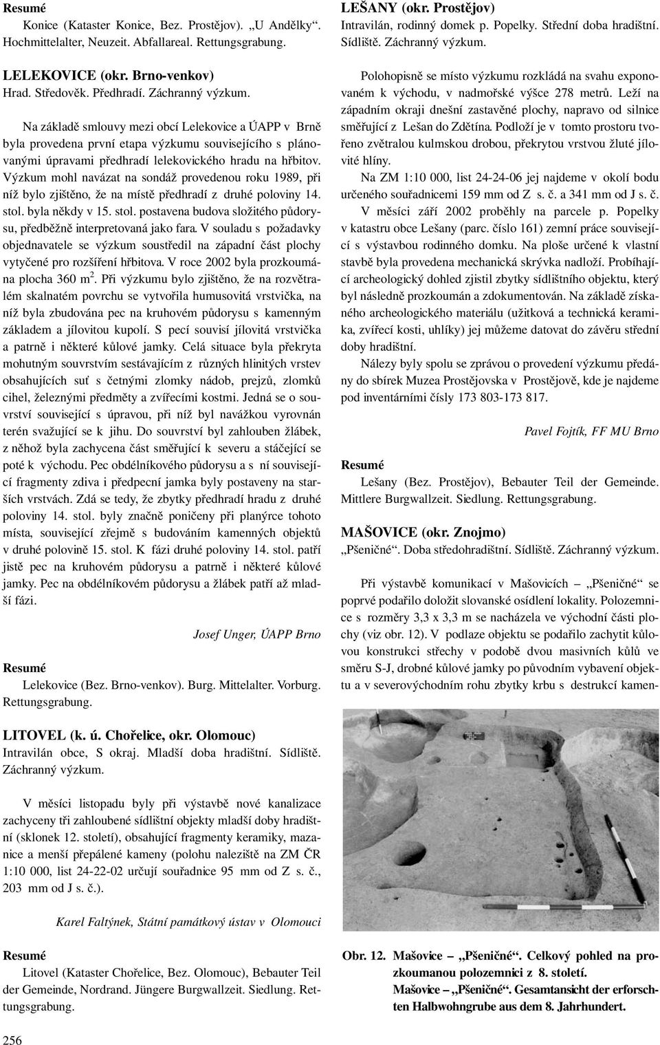 Výzkum mohl navázat na sondáž provedenou roku 1989, při níž bylo zjištěno, že na místě předhradí z druhé poloviny 14. stol. byla někdy v 15. stol. postavena budova složitého půdorysu, předběžně interpretovaná jako fara.