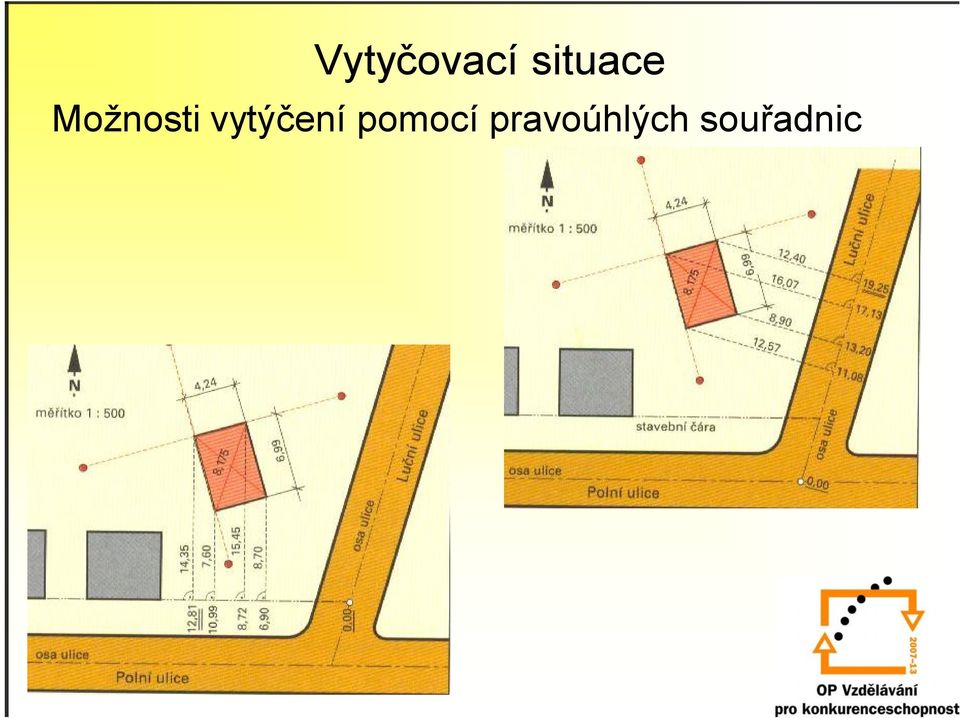 vytýčení pomocí