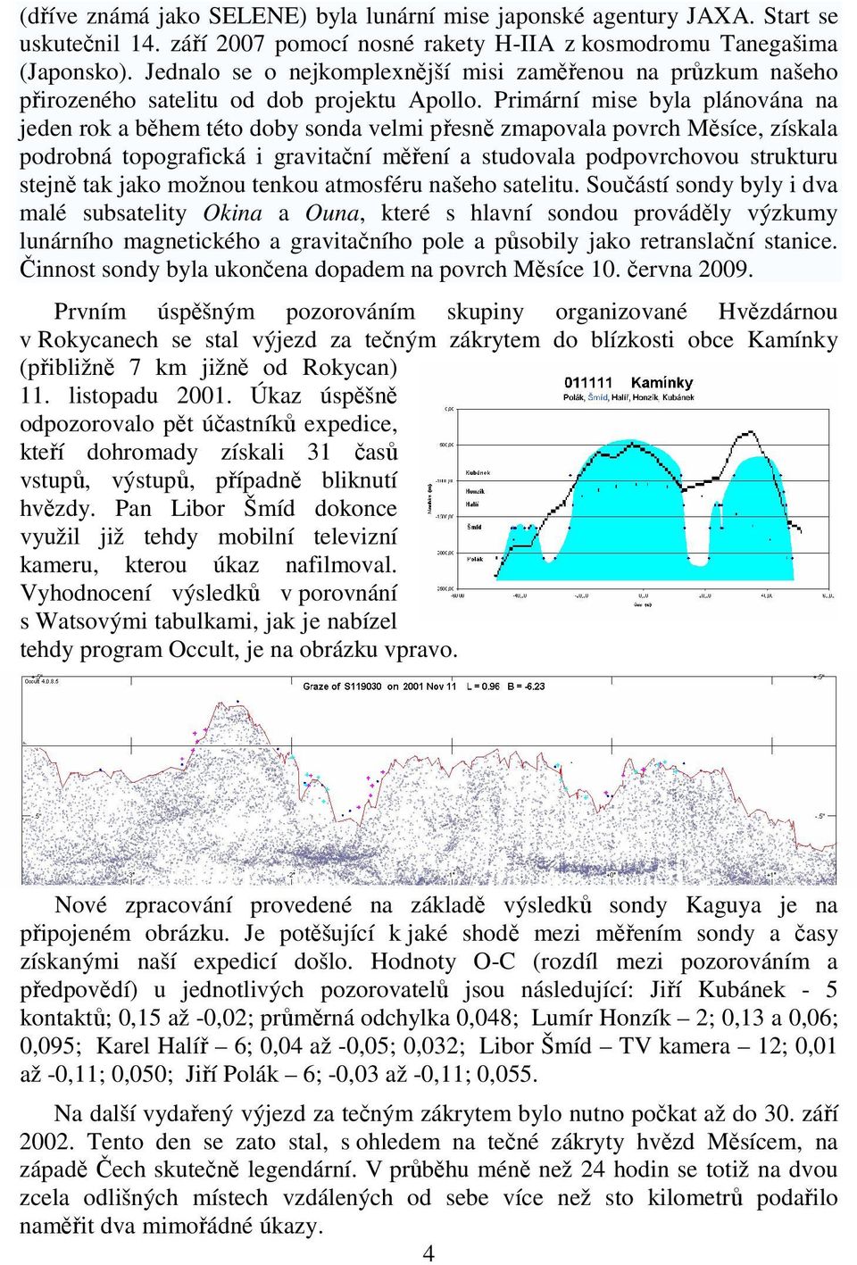 Primární mise byla plánována na jeden rok a během této doby sonda velmi přesně zmapovala povrch Měsíce, získala podrobná topografická i gravitační měření a studovala podpovrchovou strukturu stejně