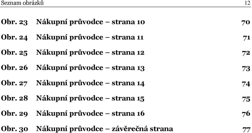 26 Nákupní průvodce strana 13 73 Obr. 27 Nákupní průvodce strana 14 74 Obr.