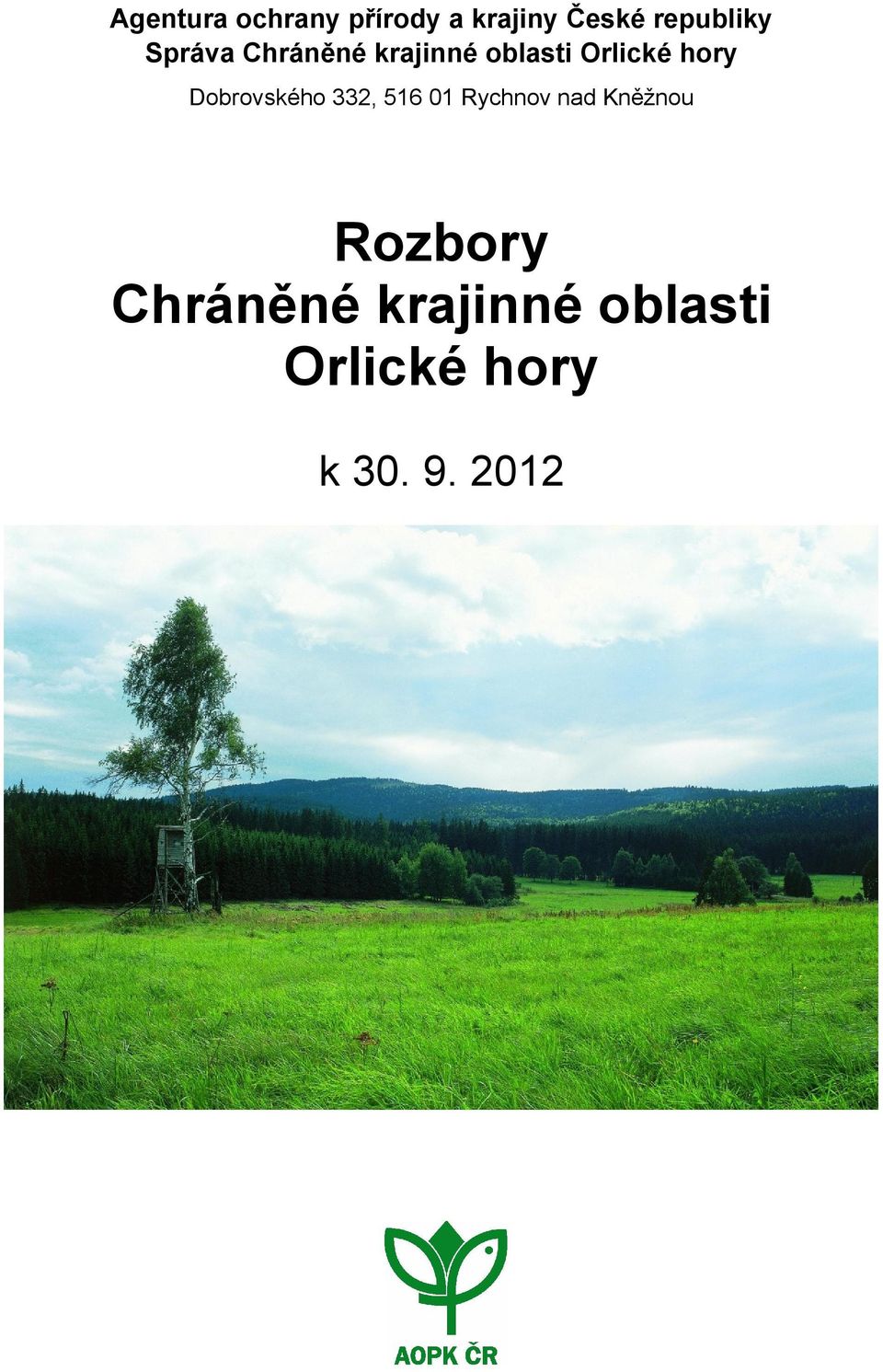 Dobrovského 332, 516 01 Rychnov nad Kněžnou