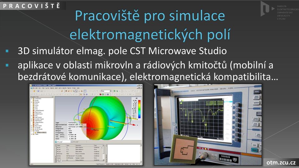 mikrovln a rádiových kmitočtů (mobilní a