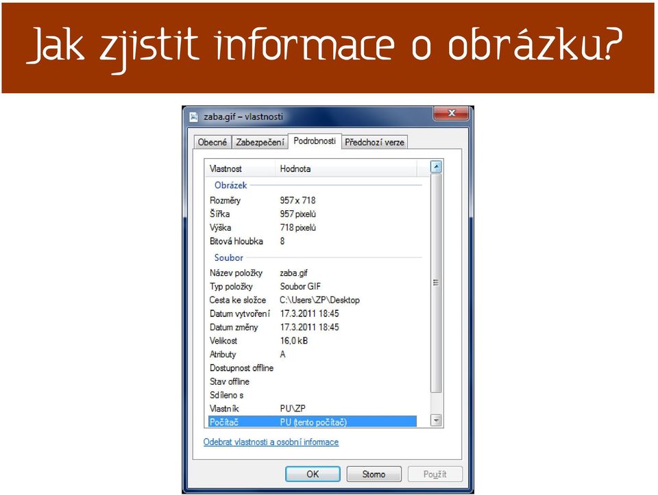 informace