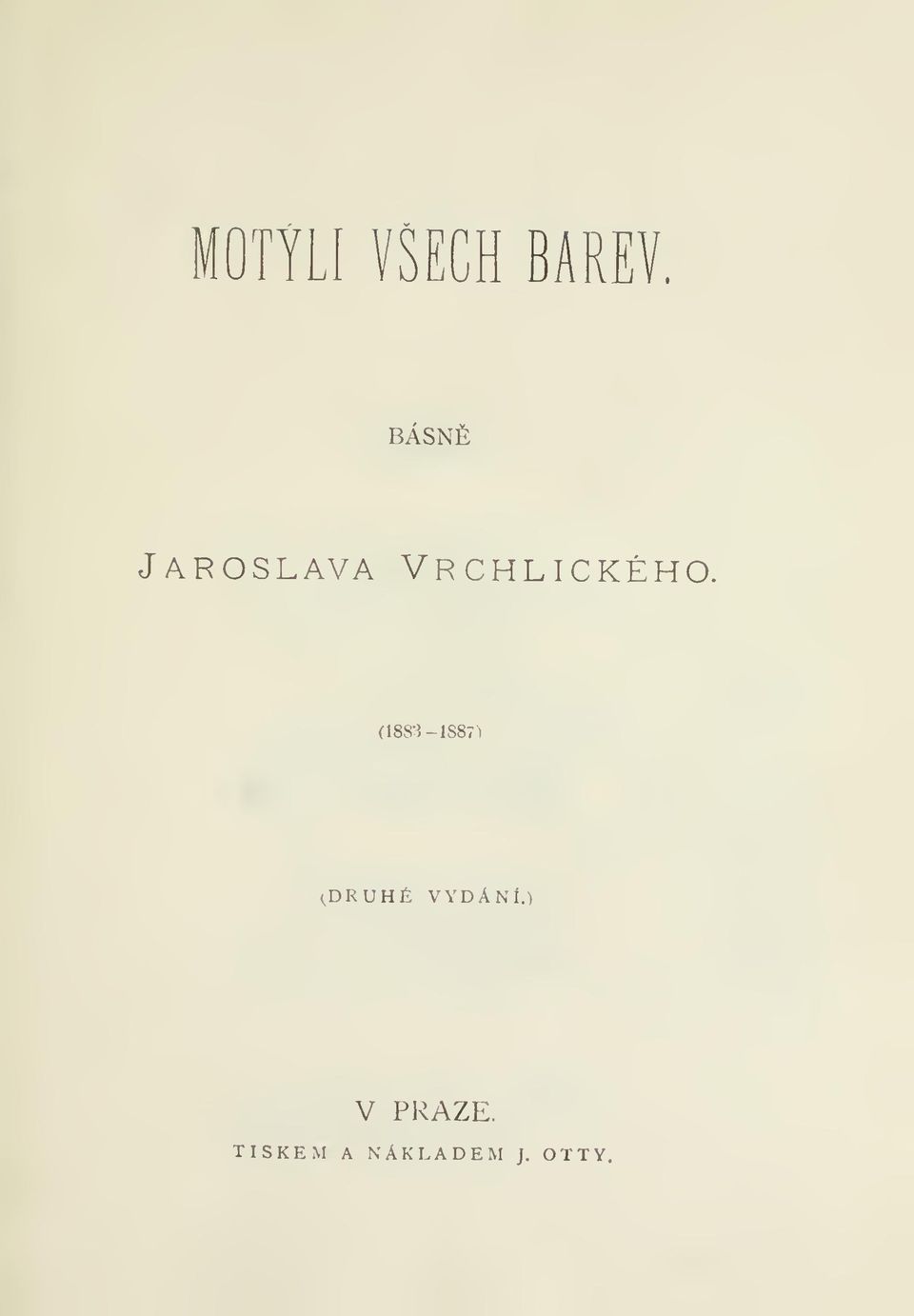 (1883-1887) (DRUHÉ VYDÁNÍ.