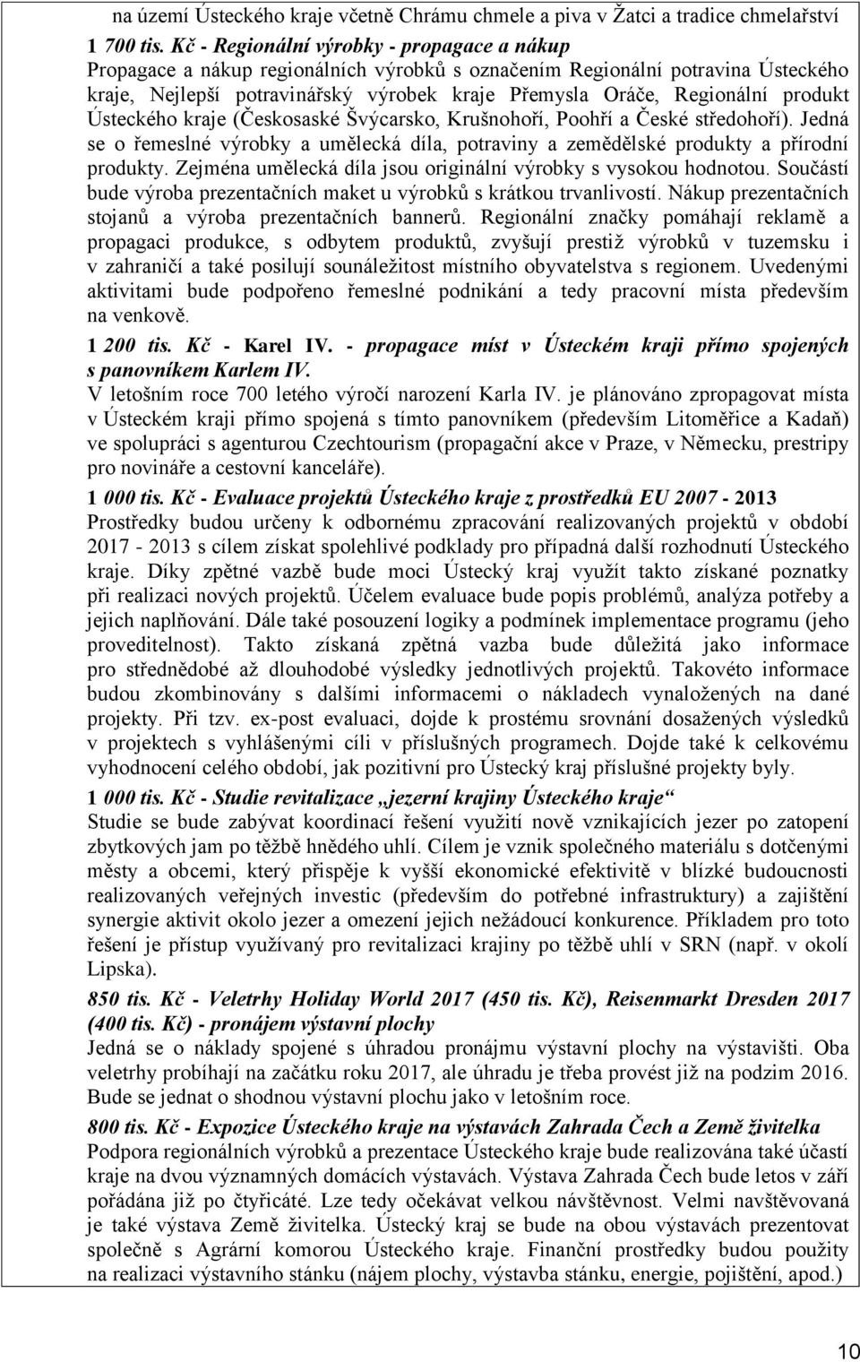 produkt Ústeckého kraje (Českosaské Švýcarsko, Krušnohoří, Poohří a České středohoří). Jedná se o řemeslné výrobky a umělecká díla, potraviny a zemědělské produkty a přírodní produkty.