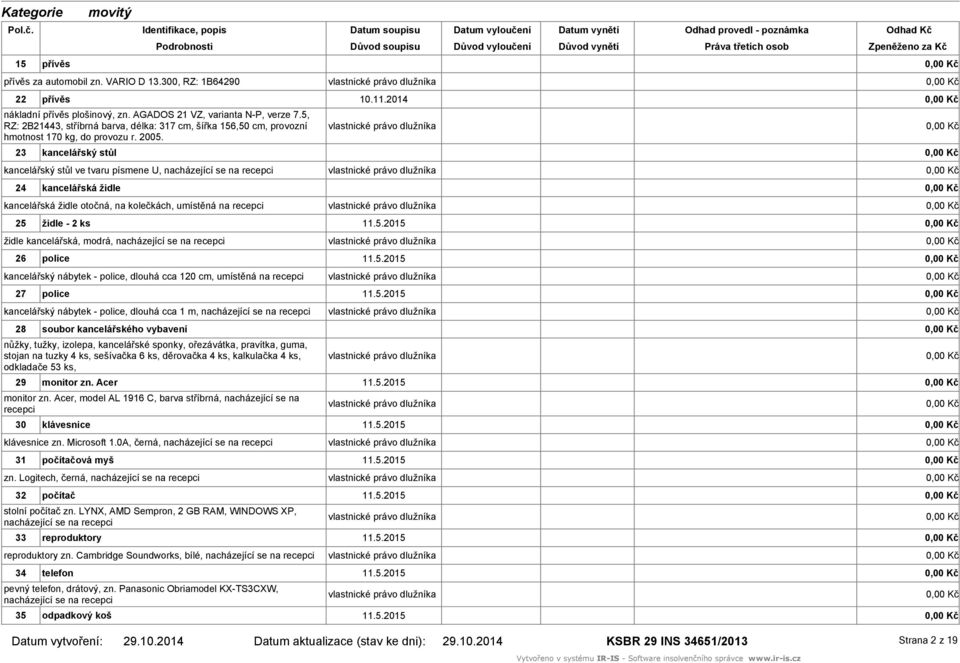 přívěs za automobil zn. VARIO D 13.300, RZ: 1B64290 22 přívěs nákladní přívěs plošinový, zn. AGADOS 21 VZ, varianta N-P, verze 7.