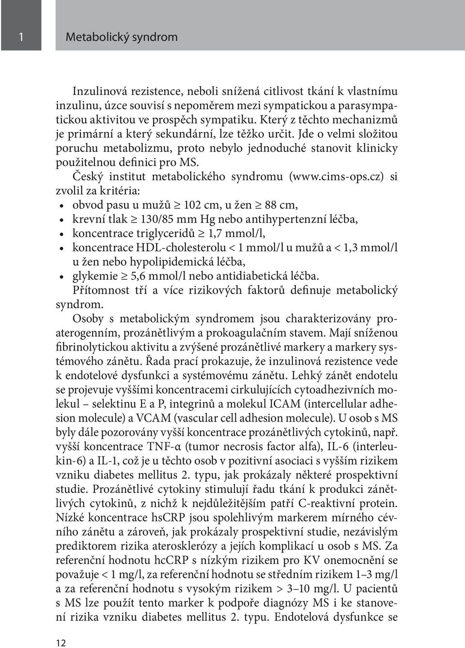 Český institut metabolického syndromu (www.cims-ops.