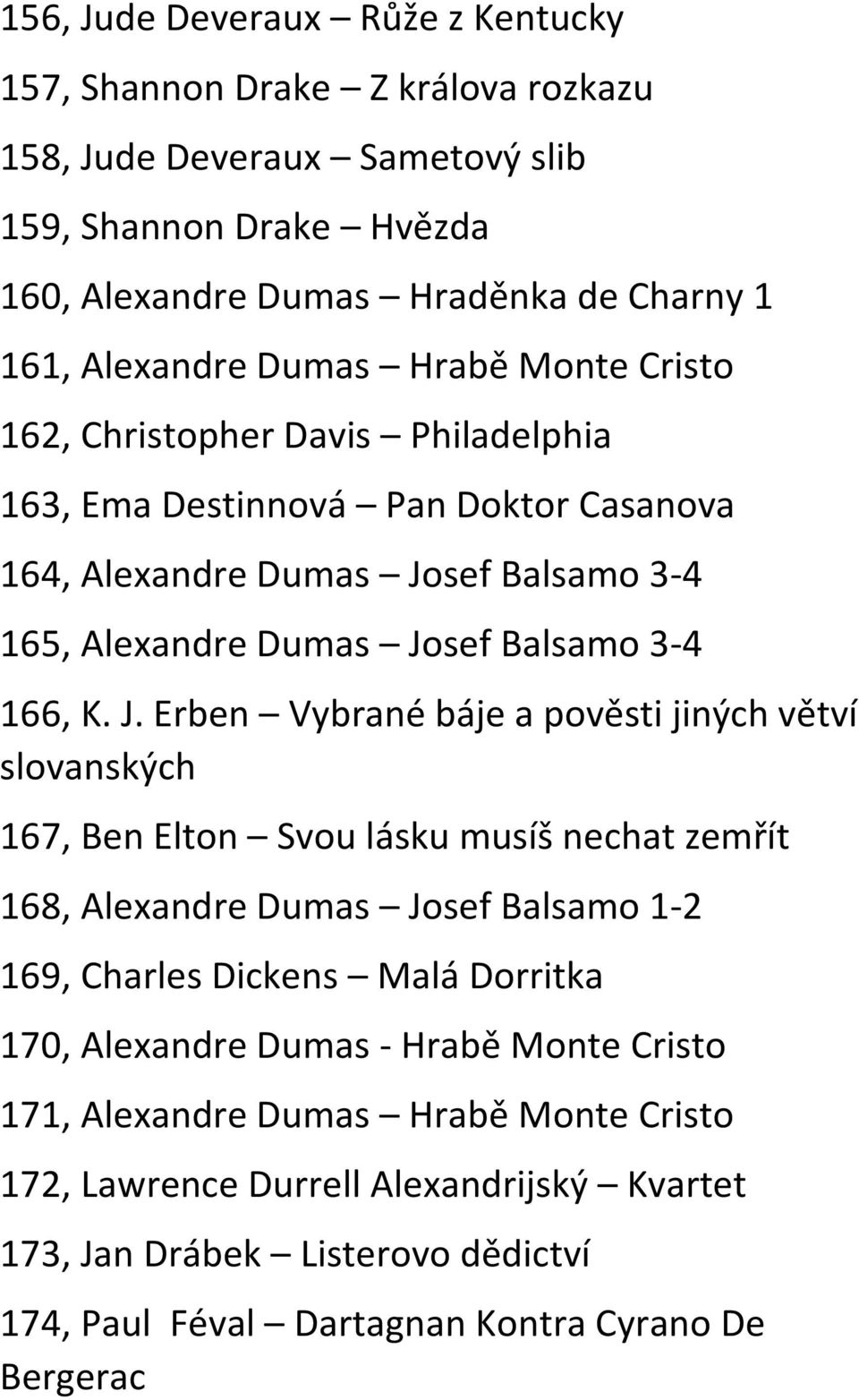 sef Balsamo 3-4 165, Alexandre Dumas Jo