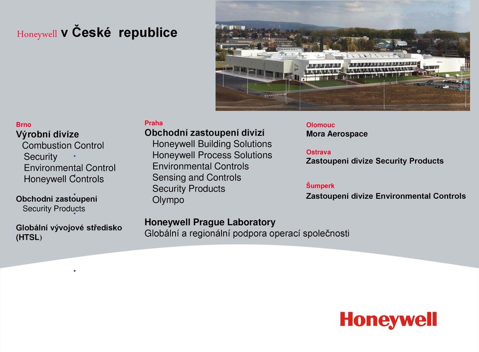 Process Solutions Environmental Controls Sensing and Controls Security Products Olympo Olomouc Mora Aerospace Honeywell Prague
