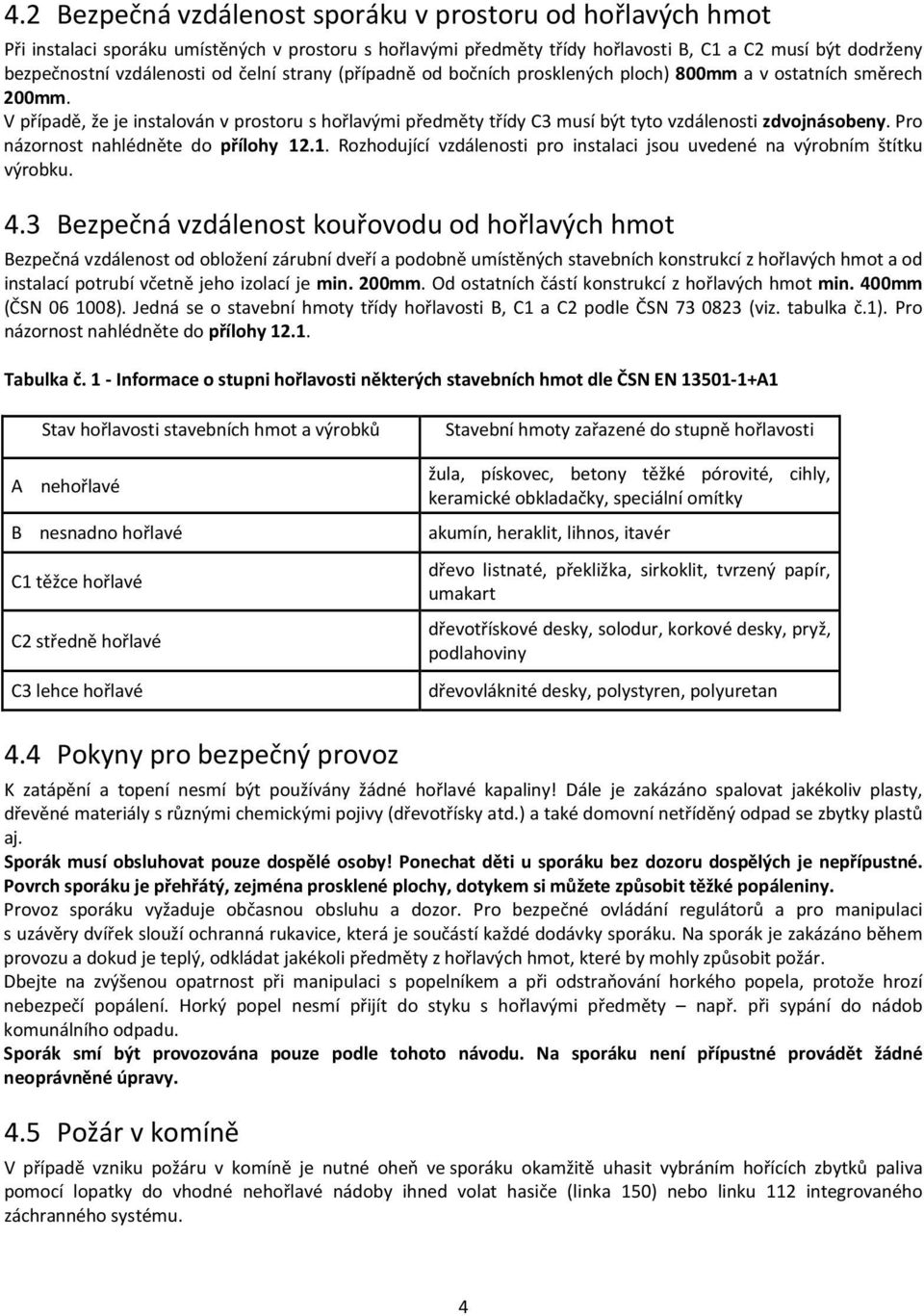 Pro názornost nahlédněte do přílohy 12.1. Rozhodující vzdálenosti pro instalaci jsou uvedené na výrobním štítku výrobku. 4.