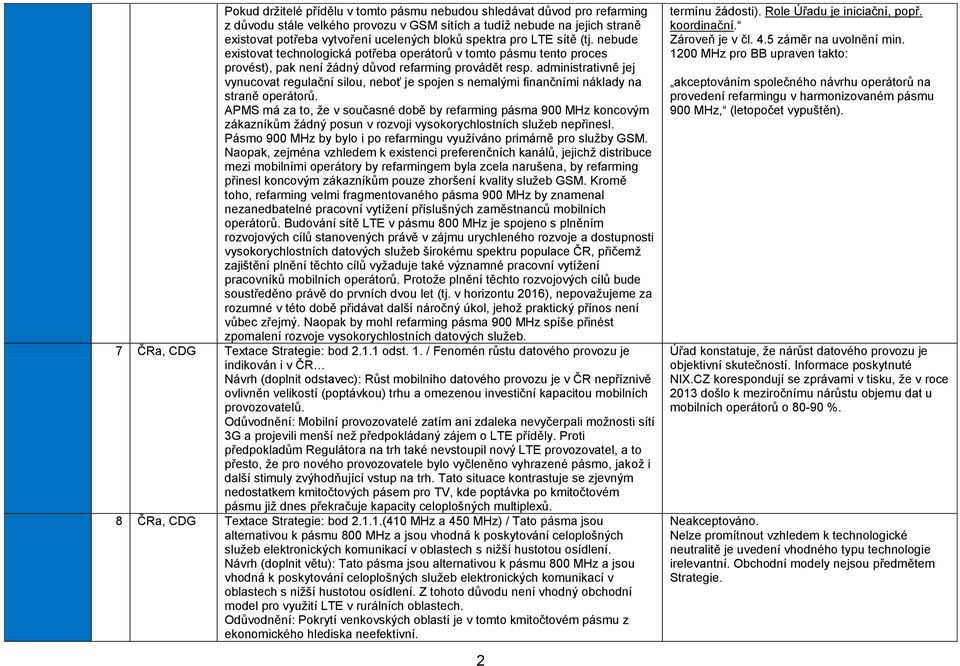 administrativně jej vynucovat regulační silou, neboť je spojen s nemalými finančními náklady na straně operátorů.