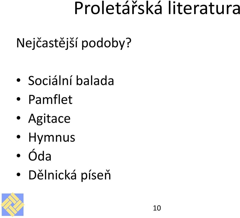 Sociální balada Pamflet