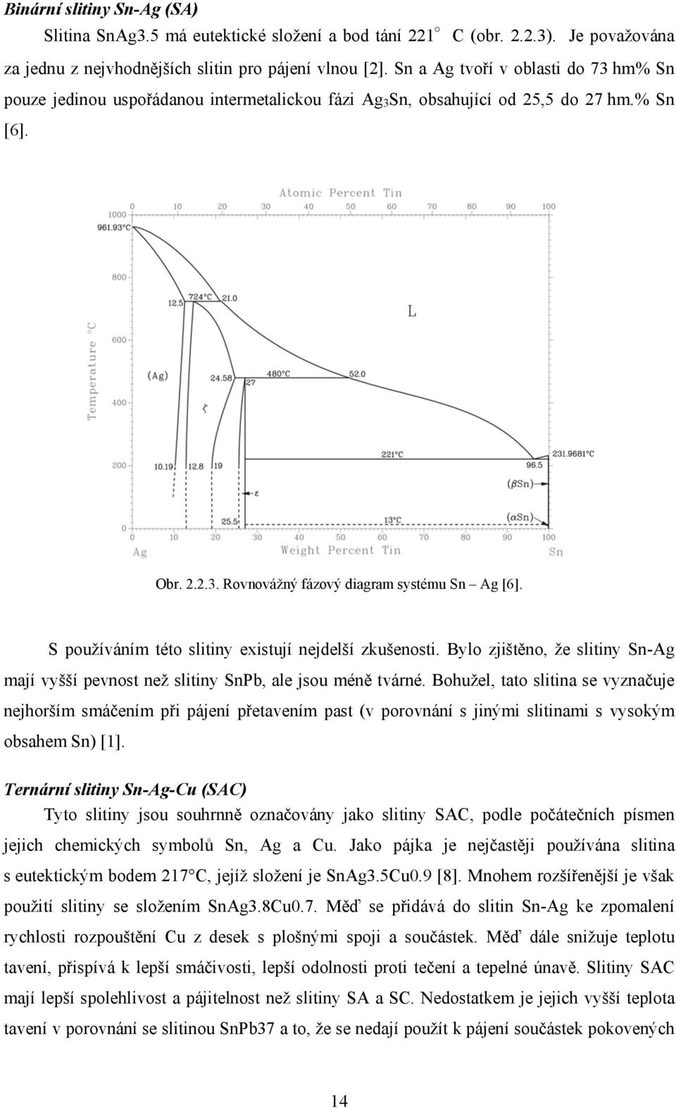 S používáním této slitiny existují nejdelší zkušenosti. Bylo zjištěno, že slitiny Sn-Ag mají vyšší pevnost než slitiny SnPb, ale jsou méně tvárné.