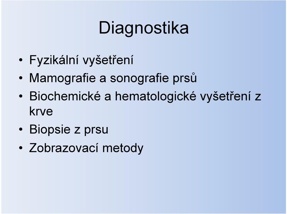 Biochemické a hematologické