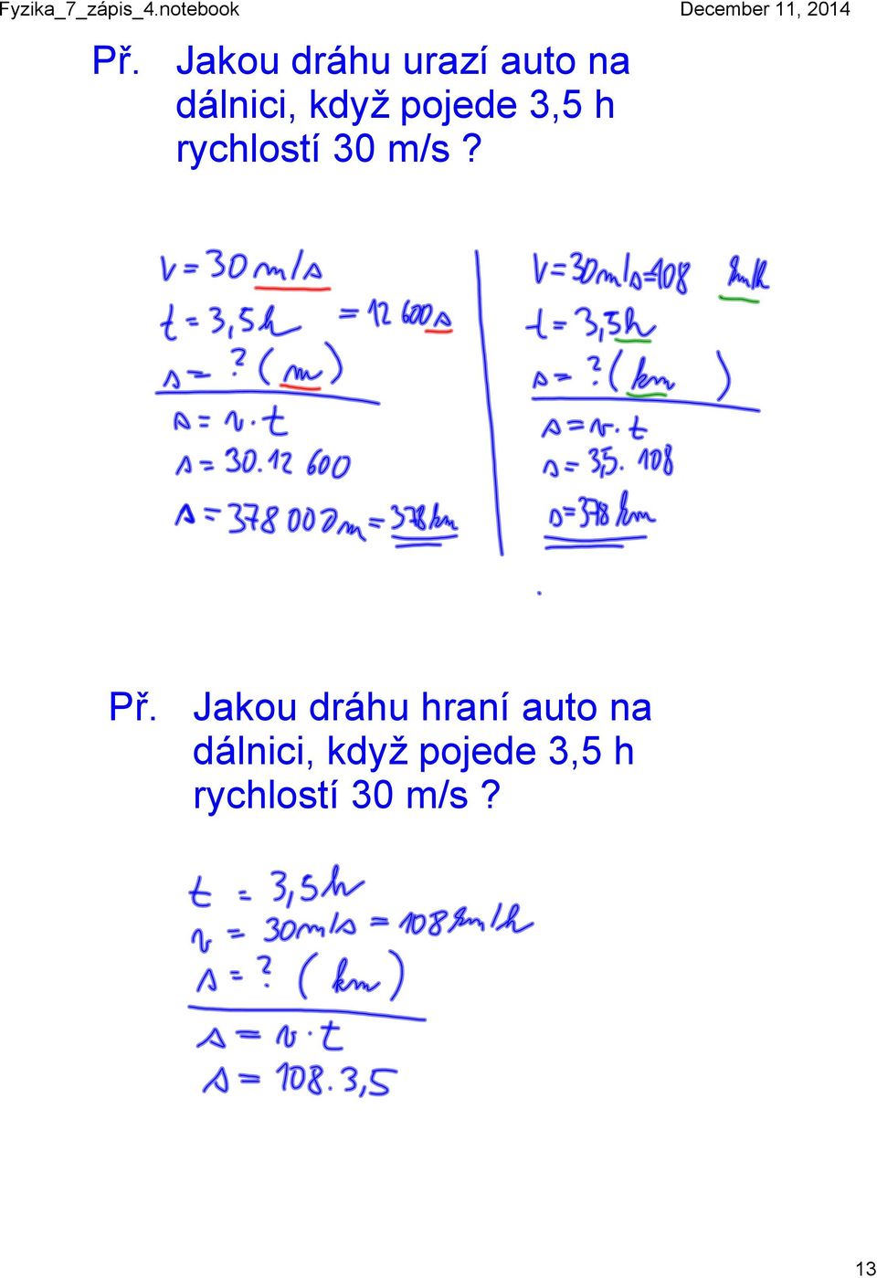 30 m/s? Př.