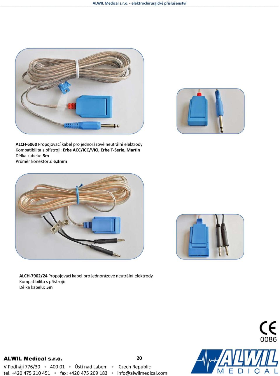 Martin Délka kabelu: 5m Průměr konektoru: 6,3mm ALCH-7902/24 Propojovací kabel