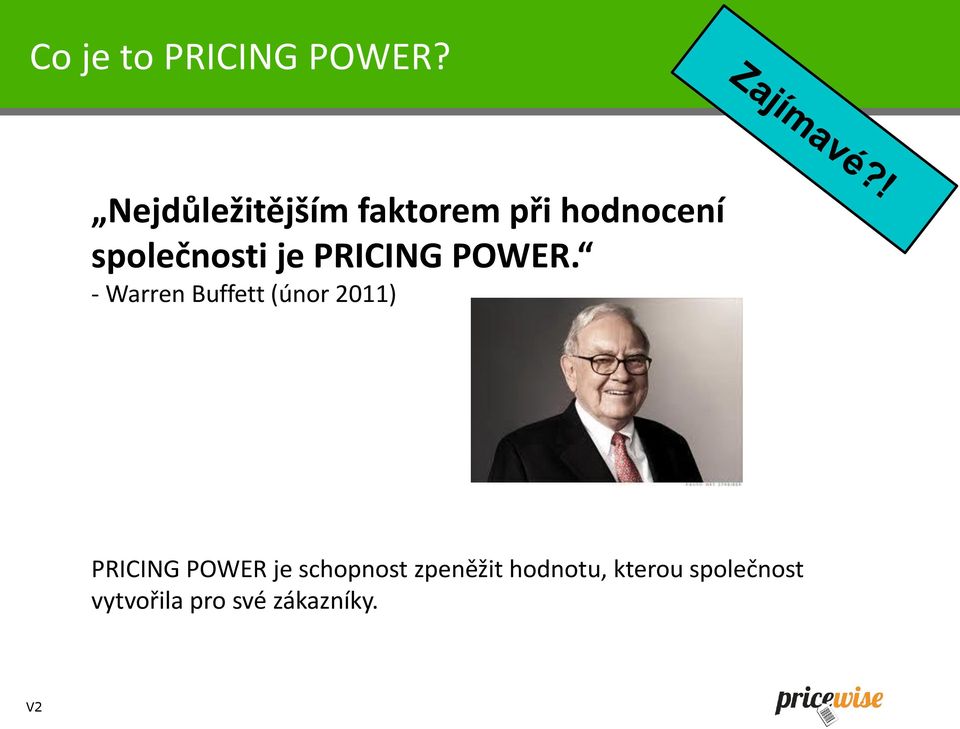 PRICING POWER.